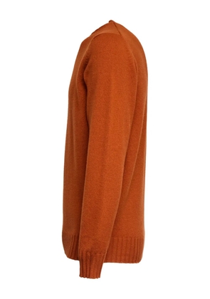 Filippo De Laurentiis crew-neck long-sleeve sweater - Orange