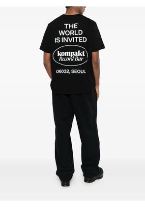 Kompakt Record Bar graphic T-shirt - Black