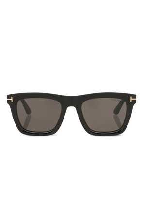 TOM FORD Leilo metal-detail rectangle sunglasses - Black