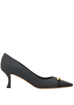 Ferragamo 60mm Gancini-plaque pumps - Black