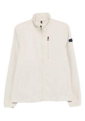 PS Paul Smith zip-fastening patch-pocket track jacket - Neutrals