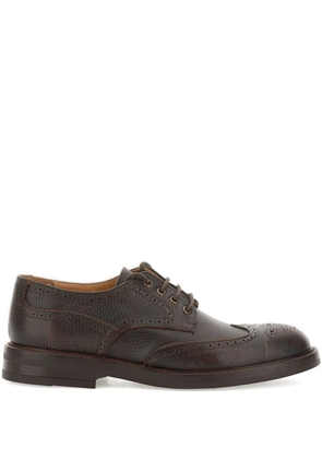 Duca Degli Abruzzi James leather derby shoes - Brown