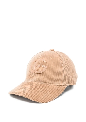 Gucci Double G corduroy cap - Neutrals