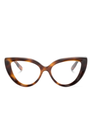 Gucci Eyewear tortoiseshell cat-eye glasses - Brown