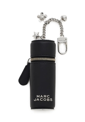 Marc Jacobs The Lipstick case zip leather bag charm - Black
