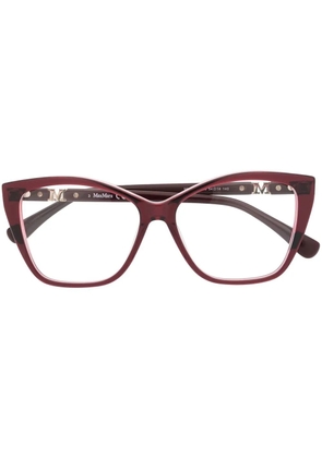 Max Mara Eyewear cat-eye frame glasses - Red
