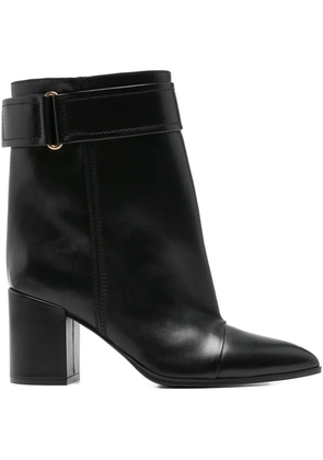 Lella Baldi buckled ankle boots - Black