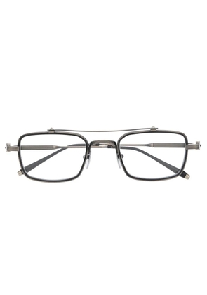 Akoni rectangle-frame glasses - Grey