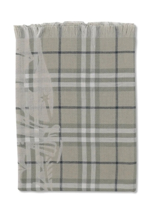Burberry checked scarf - Neutrals