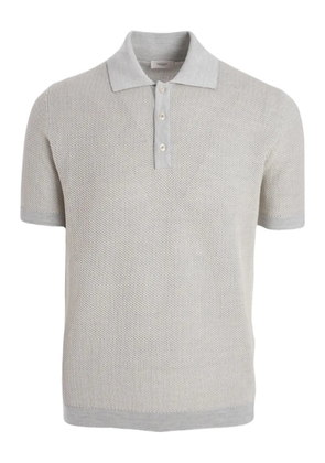 Agnona knit polo shirt - Grey