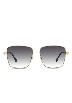 Fred square-frame sunglasses - Gold