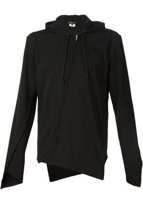 Comme des Garçons Homme Plus asymmetric zip sweater - Black