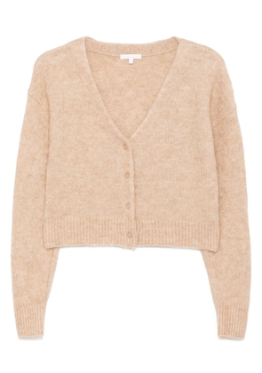 To b. by agnès b. hairy v-neck cardigan - Brown