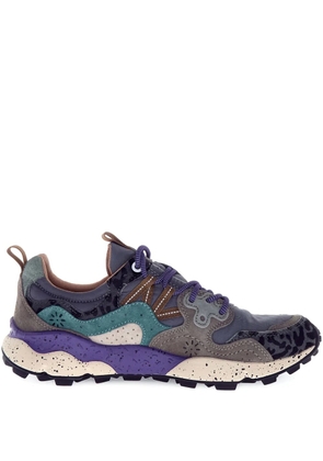 FLOWER MOUNTAIN Yamano 3 panelled sneakers - Grey