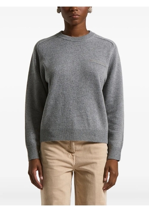 Peserico crew-neck sweater - Grey