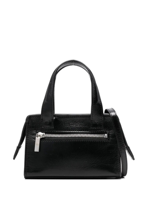 SAPIO mini leather tote bag - Black