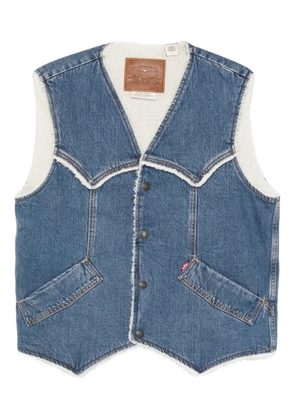 Levi's Western denim waistcoat - Blue