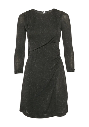 Just Cavalli Vintage sparkle-embellished fitted dress - Black