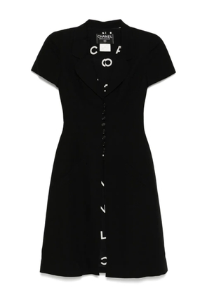 CHANEL Pre-Owned 1997 wool coat - Black