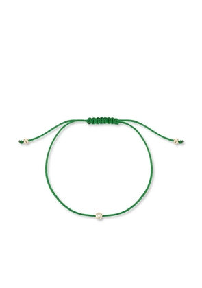 Mateo 14K yellow gold Dot diamond bracelet - Green