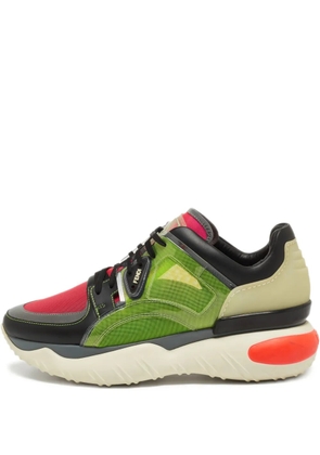Fendi Pre-Owned colour-block chunky sneakers - Green