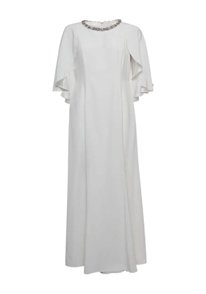 Jenny Packham pre-owned crystal-embellished dress - White