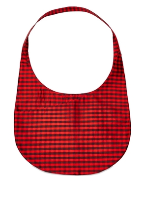 CoA NYC gingham-check shoulder bag - Red