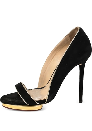Charlotte Olympia pre-owned 115mm Christine sandals - Black