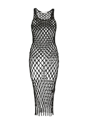 Christopher Esber mesh-knitted tank dress - Black