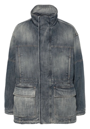 Balenciaga distressed jacket - Blue