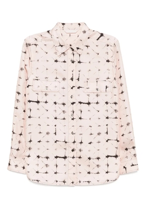 LESS silk long sleeved shirt - Pink
