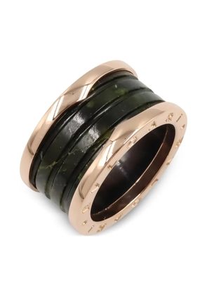 Bvlgari Pre-Owned 14K rose gold B-zero1 ring - Black
