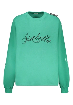 Isabella 1985 logo-embroidered sweatshirt - Green