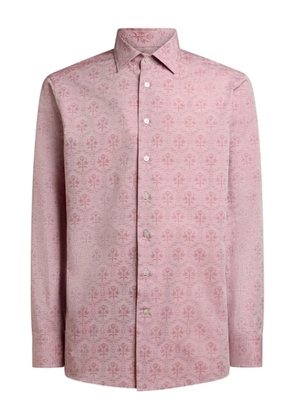 ETRO jacquard floral buttoned shirt - Pink