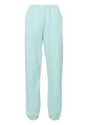 Sporty & Rich logo-print cotton track pants - Blue