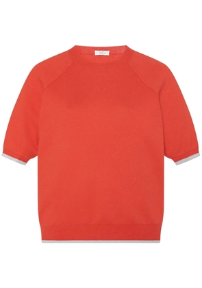 Rosetta Getty x Violet Getty knitted top - Red