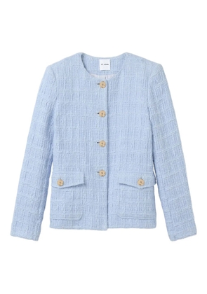 St. John textured cotton jacket - Blue