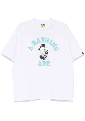 A BATHING APE® printed T-shirt - White