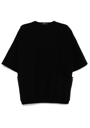 SONGZIO parachute cape T-shirt - Black