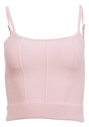 Fleur Du Mal ribbed-knit tank top - Pink