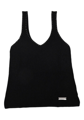 Izaak Azanei V-neck top - Black