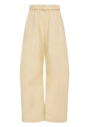 Rosetta Getty belted tapered trousers - Yellow
