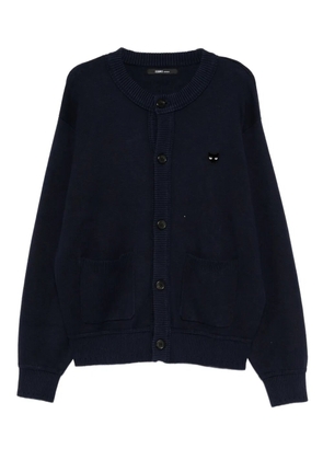 SONGZIO logo cardigan - Blue