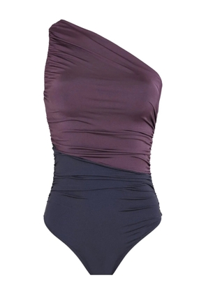 Brigitte one-shoulder swimsuit - Purple