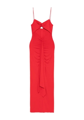 NISSA cut-out maxi dress - Red