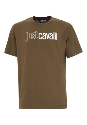 Just Cavalli logo-print T-shirt - Green