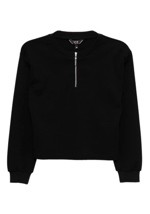 To b. by agnès b. half-zip sweatshirt - Black