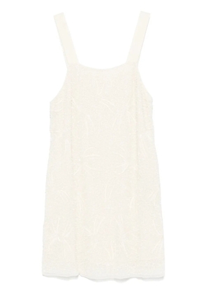 Antik Batik Mahata mini dress - Neutrals