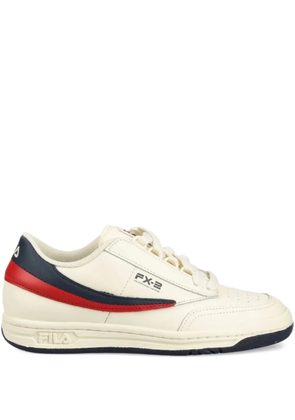 Fila stripe detail trainers - White