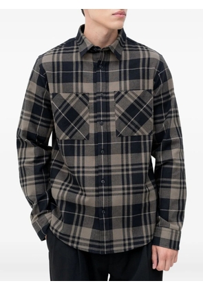 HUGO check pocket shirt - Black